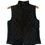 Royal Robbins  Women's Black Quilted Vest Full Zip sz Small preppy hiking warm Photo 4