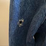 Puff Sleeve Denim Jacket Size M Photo 3