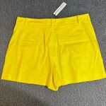 Alice + Olivia Conry Pleated Linen Blend Shorts Photo 5