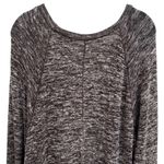 Studio M Brown and White Heathered Long Sleeve Jersey Knit Flowy Blouse Size L Size L Photo 5