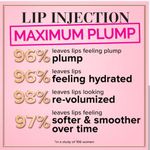 Too Faced Full Size Lip Injection & Bold Elements Gold Tear Drop Earrings Photo 5