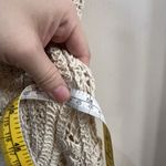 Cato  Womens XS Ivory Beige Knee-Length Crochet ASYMMETRICAL Dress Boho Photo 9