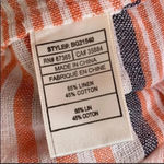 BB Dakota  Avery Stripe Linen Blend Vest Size Medium Photo 6