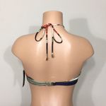 Vince Camuto stripe cross tie bikini top. NWT Photo 2