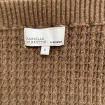 Danielle Bernstein Knit Bustier Tank Top Brown Ribbed Sweater Crop – Size L Size L Photo 2
