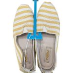 Mad love  Shoes Womens 7 Lilliana Slip On Canvas Yellow Striped Target NWT Photo 0