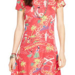 Ralph Lauren Polo  Hawaii Print Dress Size L Rare Find! Photo 0