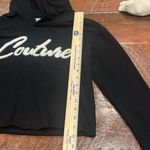 Juicy Couture  : Black Crop Hoodie size Medium Photo 4