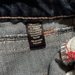 Cato distressed dark blue denim capris size 8 Photo 6