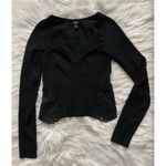 EXPRESS body contour lace pierced sweater Photo 2