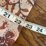 Nanette Lepore  NWT orange floral ruffle sleeve blouse small Photo 8