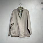 Athleta  Wildwood Heather Forever Fleece 1/4 Zip Sweatshirt Sz L Photo 1