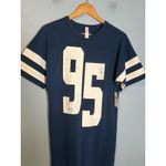 Anthropologie NWT  Daily Practice Graphic T Shirt Midi Dress Navy Size XS Photo 4