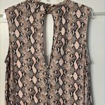 Karlie Snake Print Sleeveless Tunic Photo 1
