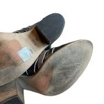 Free People Hybrid Metallic High Heel Booties Strappy Round Toe Size 39 EU 8.5 Photo 2