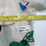 Intimissimi Silk Blouse White Purple Top Size M Photo 6