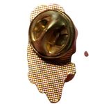 Vintage Manitoba Owl Lapel Hat Pin Canada Travel Souvenir Gift Gold Photo 1