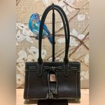 Dooney & Bourke  Vintage East/West Tassel Black Leather Photo 2