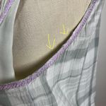 Free People Run with Me Plaid Grey Mini Dress Photo 6