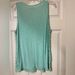 Apt. 9 Like new aqua Crochet Tank Top by . Size XL Photo 2