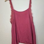 Free People Intimately Dobby Dot Rose Pink Lace Trim Camisole Medium Cami Tank Photo 10