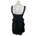 NEW Mango MNG Veronike Black Tiered Ruffle Sleeveless Cami Mini A Photo 1