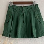 Free People Pleats To Meet You Cotton Miniskirt Black Forest Size 0 NWT Photo 11