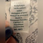 Eberjay Eberjey blue&white print crochet trim tunic shirt/coverup Photo 5