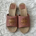 Tory Burch Women’s Britten espadrille smooth leather in Pink Moon size 6 Photo 4