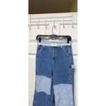PacSun AQB  Jeans Women's Size 24‎ Colorblock 90s BF Cargo Carpenter Contrast Photo 2
