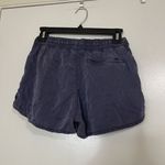 Lululemon navy blue wash casual running shorts size 6 Photo 4