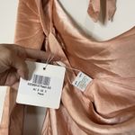 Selfie Leslie NEW!  Champs Elysees Long Sleeve Open Back Mini Dress Peach Small Photo 7