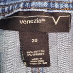 Venezia Cargo Jean Skirt Size 10 Venezia Lane Bryant Straight Denim Skirt Blue Photo 6
