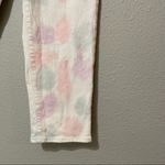 Universal Threads Universal Thread Vintage Straight White Pink & Blue Jeans Womens 2 Polka Dot Photo 1