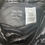 Calvin Klein NWT  Black Velour Velvet High Waist Slimming Compression Leggings L Photo 6