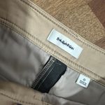 Babaton  Womens Faux Leather Pants 0 Wide Leg Straight Camel Chic High Rise Solid Photo 1