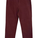 Lucky Brand  Hi-Rise Ankle Maroon Denim Jeans Size 29 Photo 0