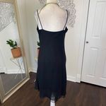 Jessica Howard  Romantic Goth Mesh Tulle Little Black Prom Dress 8 / M / Petite Photo 4