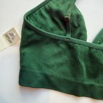 Aerie NWT V-Neck Cutout Bralette Bra Pullover Green Size Small S NEW Photo 6