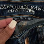 American Eagle Womens Jegging Jeans Distressed Skinny Super Stretch Blue Size 2 Photo 3