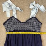 Free People Bluebell Tiered Smock Maxi Dress Navy Blue XL Photo 9