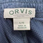 Orvis  Travel Skort Large Shattered Glass Embossed‎ print Blue Pull-On Athletic Photo 4