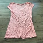 Gap 5/$15 peach short sleeves tee shirt v Neck Photo 3