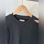 ANINE BING  AB Embroidered Blackk Crewneck‎ Size Small Photo 3