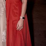 Azazie Burnt Orange Formal Dress Size 4 Photo 0