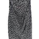 superdown Revolve Metallic Animal Print Rosalyn Strapless Dress Silver Size XS Photo 3