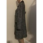 Missoni $1195 New M  42 6 Tweed Car Coat Crochet Trim Jacket Gray Black Pea Photo 4