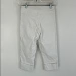 Krazy Larry White Pull On Cuffed Capri Pants Size 0 Photo 3