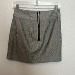 Silence + Noise Gray Pinstripe Cotton/Linen Mini Skirt Size 4 Photo 2