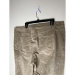 Just My Size JMS  Womens 24W Average Corduroy Pants Brushed Khaki Tan 30 Inseam Photo 5
